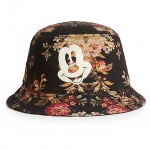 Neff x Disney Floral Mickey Bucket Hat Streetwear Collab 24” Circumference